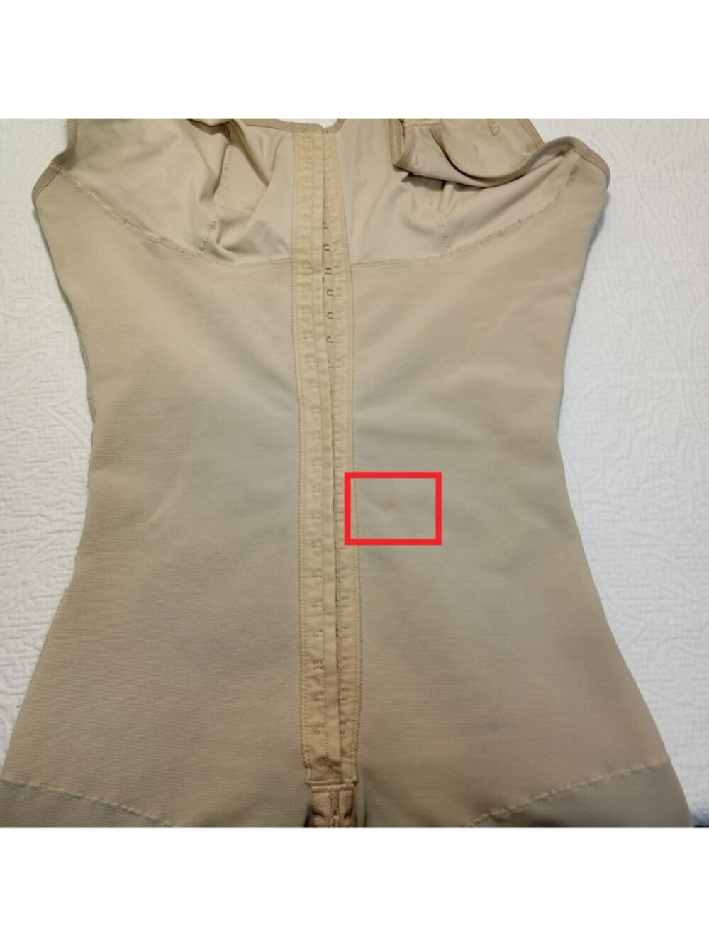 M&D Womens Beige Full-Body Shapewear With Hook & Eye Closure Size 2XL - Picture 11 of 14